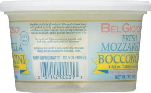 Bel Gioioso® Fresh Bocconcini Mozzarella Cheese Perspective: right
