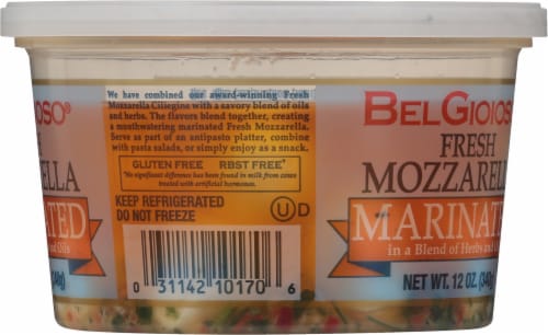 BelGioioso® Marinated Fresh Mozzarella 23 Count Perspective: right