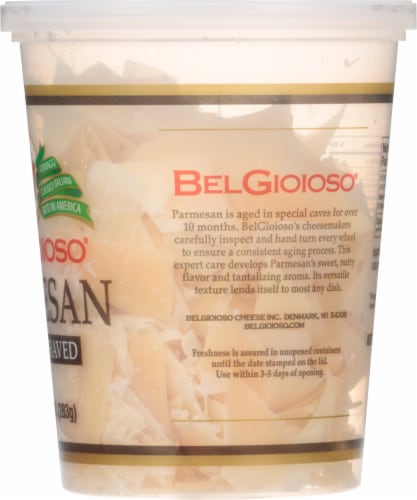 BelGioioso® Freshly Shaved Parmesan Perspective: right