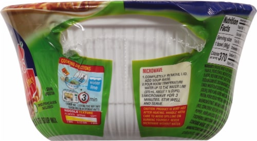 Nongshim® Hot & Spicy Bowl Noodle Soup Perspective: right