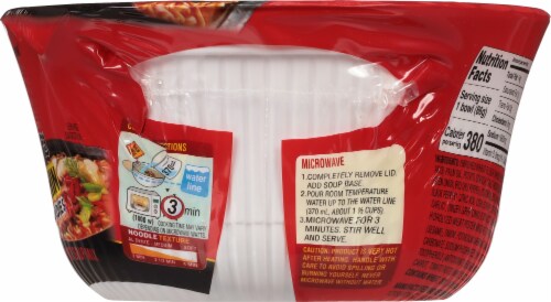 Nongshim® Gourmet Spicy Shin Bowl Noodle Soup Perspective: right