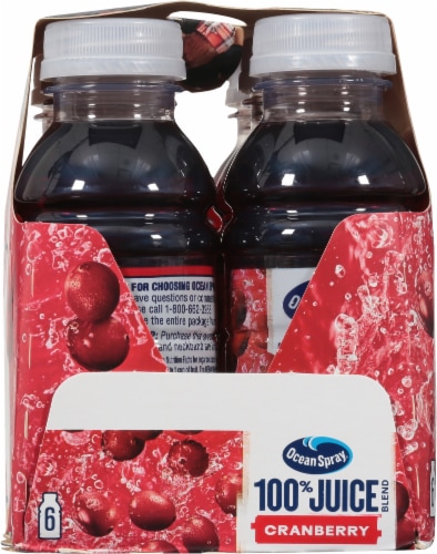 Ocean Spray® No Sugar Added 100% Cranberry Juice Perspective: right