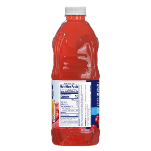 Ocean Spray® Zero Sugar Tropical Punch Bottle Perspective: right