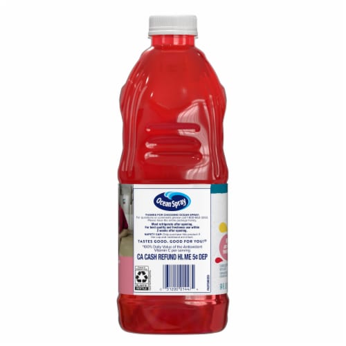Ocean Spray® Fruta Frescas Cranberry Lemon Raspberry Flavored Juice Drink Perspective: right