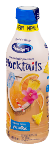 Ocean Spray Mocktails Tropical Citrus Paradise Juice Perspective: right