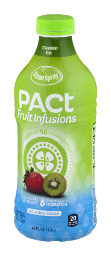 Ocean Spray Pact Fruit Infusions Strawberry Kiwi Juice Perspective: right