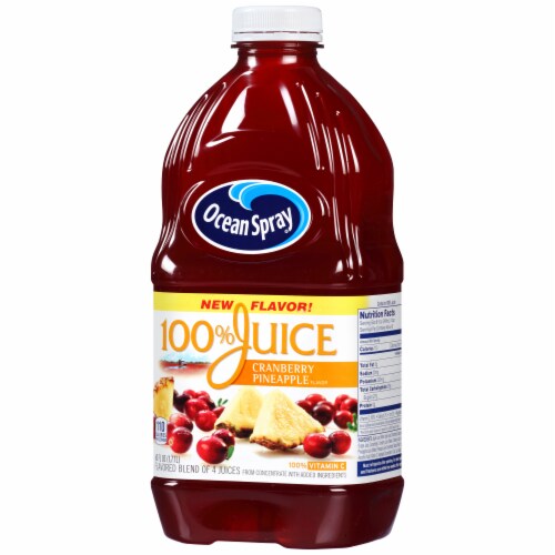 Ocean Spray 100% Cranberry Pineapple Juice Perspective: right