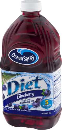 Ocean Spray Diet Blueberry Juice Cocktail Perspective: right