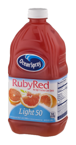 Ocean Spray® Light 50 Ruby Red Grapefruit Juice Drink Perspective: right