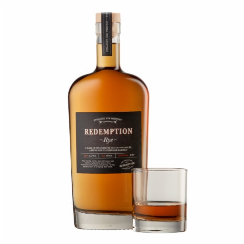 Redemption Kentucky Straight Rye Whiskey Perspective: right