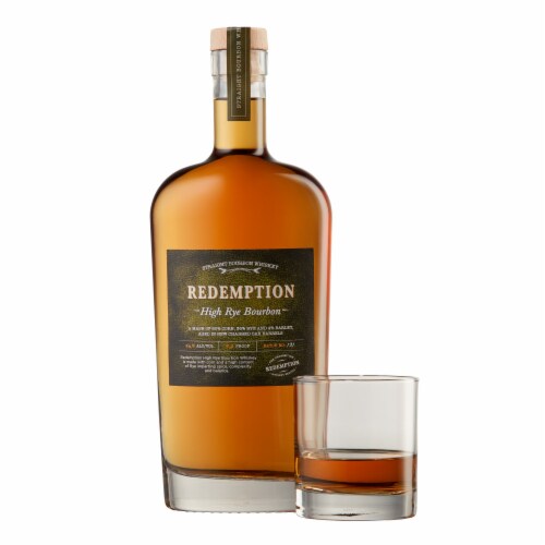 Redemption High Rye Kentucky Straight Bourbon Whiskey Perspective: right
