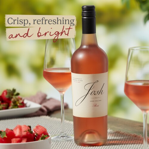 Josh Cellars California Rose Wine Perspective: right