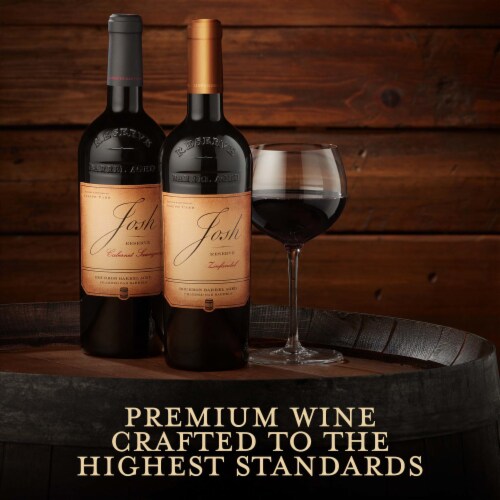Josh Cellars Bourbon Barrel Aged Reserve Zinfandel California Red Wine Perspective: right