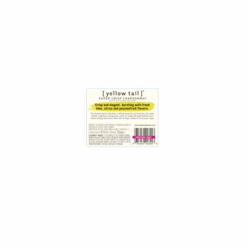 Yellow Tail Super Crisp Chardonnay Australia White Wine Perspective: right