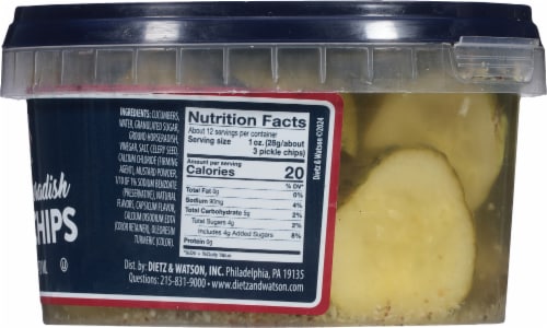 Dietz & Watson® Gourmet Sweet Horseradish Pickles Perspective: right