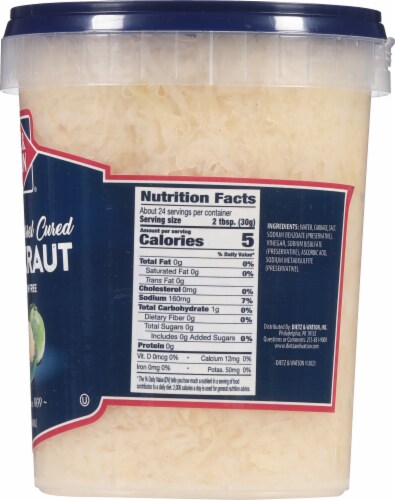 Dietz & Watson® Barrel Style Sauerkraut Perspective: right