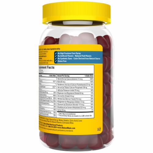 Nature Made® Advanced Multi Vitamin For Him Gummies Perspective: right