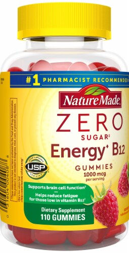 Nature Made® Zero Sugar Vitamin B12 Gummies- 1000mcg Perspective: right
