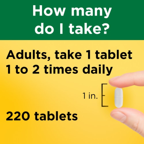Nature Made® Calcium with Vitamin D3 600mg Tablets Perspective: right