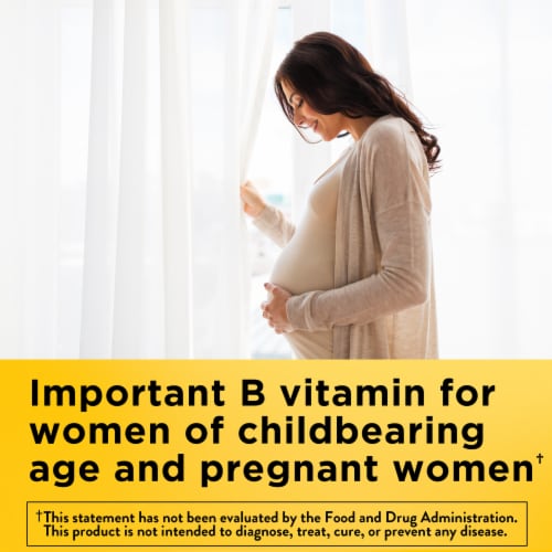 Nature Made® Folic Acid 400mcg Tablets Perspective: right