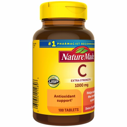 Nature Made® Vitamin C Tablets 1000mg Perspective: right