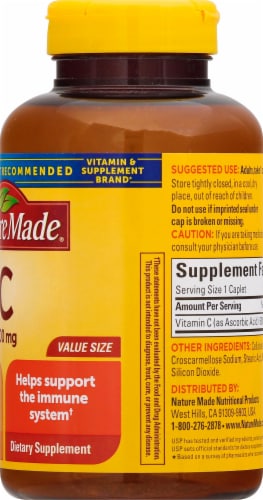 Nature Made Vitamin C 500 mg Tablets Perspective: right