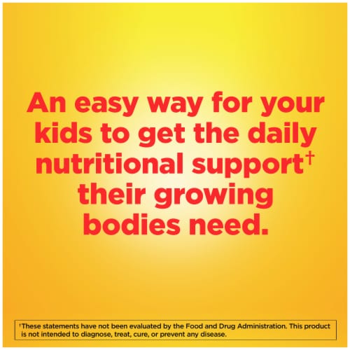 Nature Made® Kids First® Multivitamin with Omega-3 Gummies Perspective: right