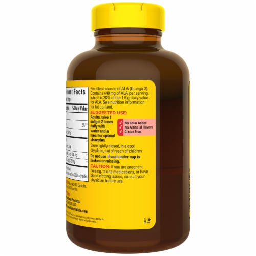 Nature Made® Triple Omega 3-6-9 Softgels Perspective: right