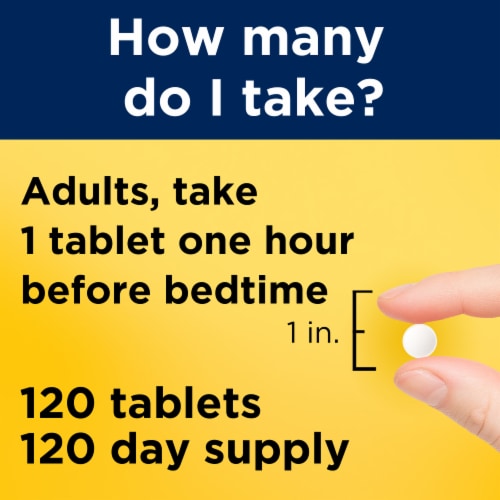 Nature Made® 3mg Melatonin Tablets Perspective: right