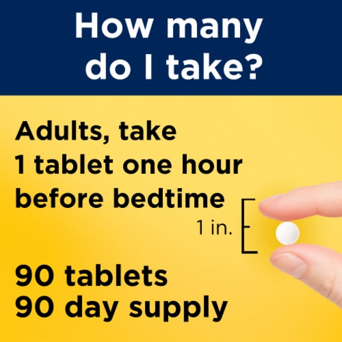 Nature Made® Melatonin Tablets 5mg Perspective: right