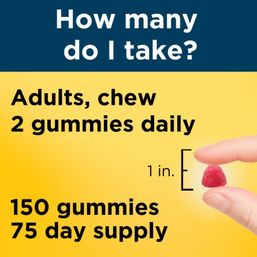 Nature Made Strawberry Lemon & Orange Multi for Him Adult Gummies Perspective: right