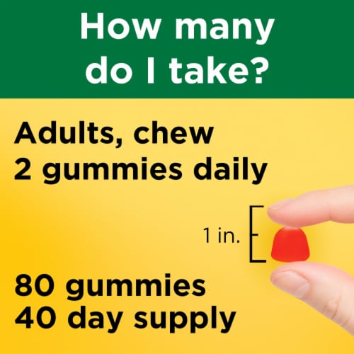 Nature Made® Extra Strength Strawberry Peach & Mango Vitamin D3 Gummies 5000IU Perspective: right