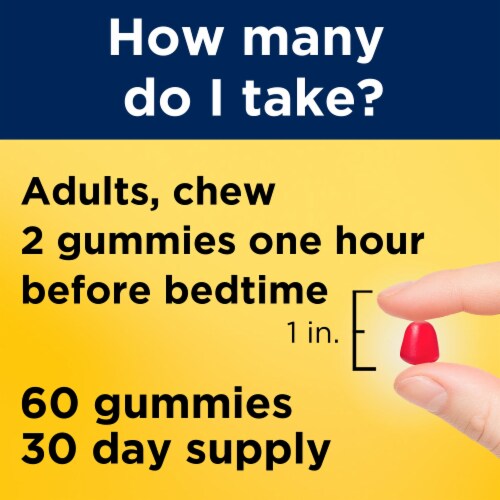 Nature Made® Melatonin Gummies Perspective: right