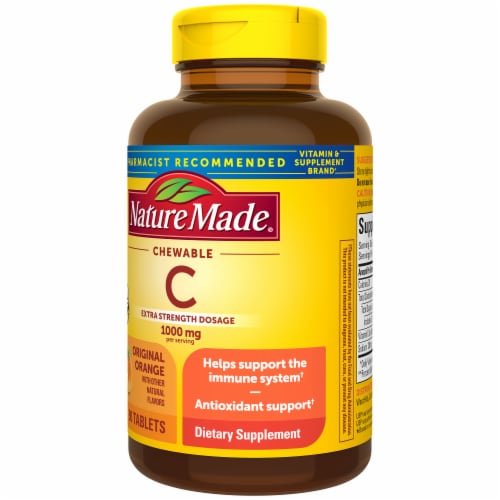 Nature Made® Chewable 1000mg Vitamin C Perspective: right
