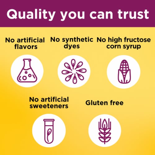 Nature Made® Multi for Her + Omega-3s Strawberry Lemon & Orange Gummies Perspective: right