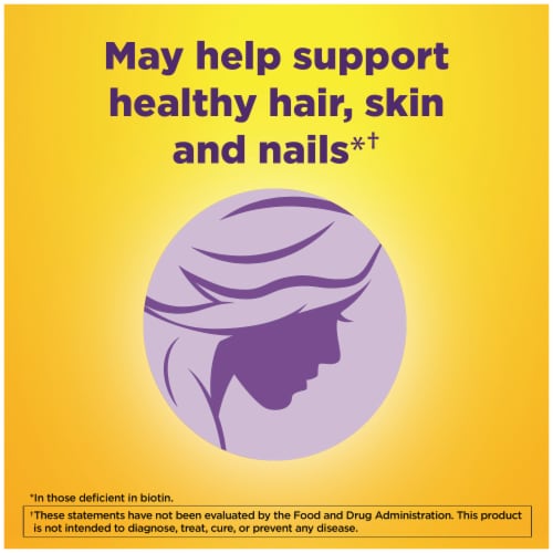 Nature Made® Hair Skin Nails Biotin Softgels 2500mcg Perspective: right