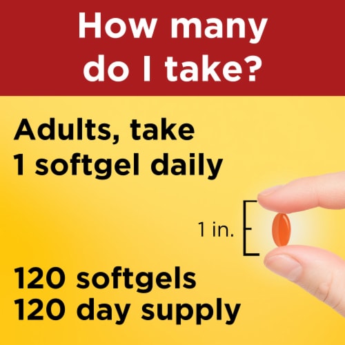 Nature Made® CoQ10 Soft Gels 100mg Perspective: right
