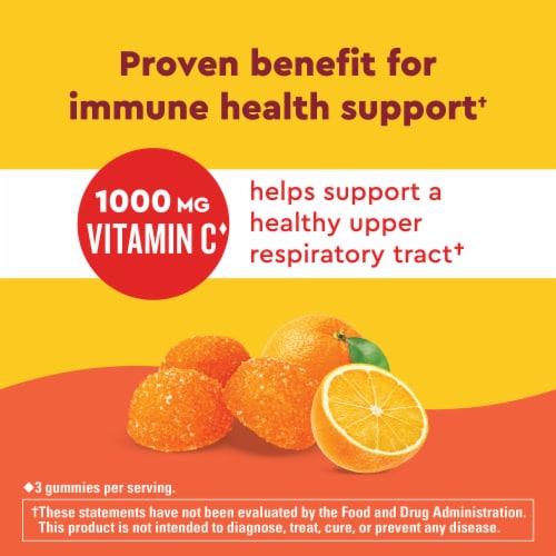 Nature Made® Wellblends™ ImmuneMax® Tangerine Gummies Perspective: right