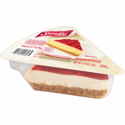 Sara Lee French Style Strawberry Cheesecake Slice Perspective: right