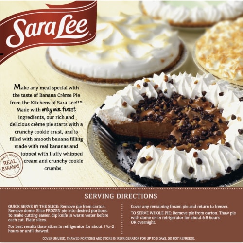 Sara Lee® Crème Pie Banana 28oz Perspective: right