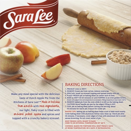 Sara Lee Dutch Apple Pie Perspective: right