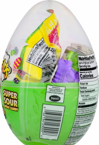 Warheads Sour Scrambler Egg Perspective: right
