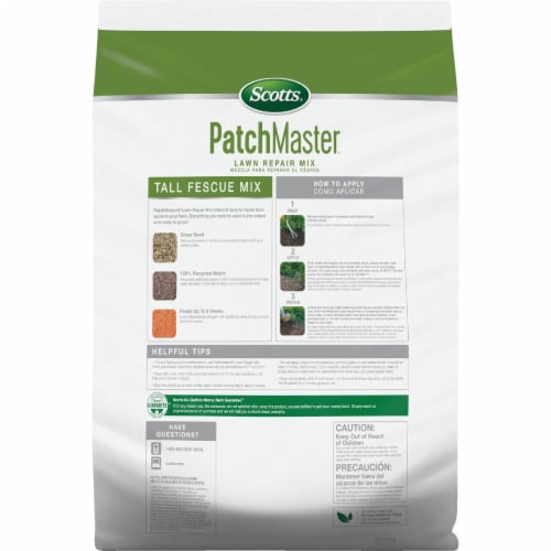 Scotts® PatchMaster® Tall Fescue Lawn Repair Mix Perspective: right