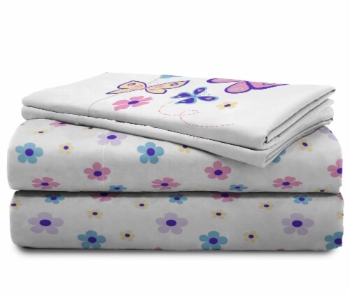 Sunny Side Up Flutter Sheet Set Perspective: right