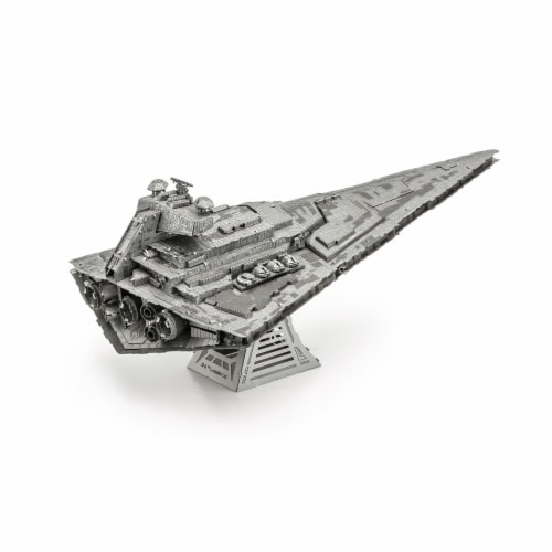 Fascinations Metal Earth ICONX Star Wars Imperial Star Destroyer 3D Metal Model Kit Perspective: right