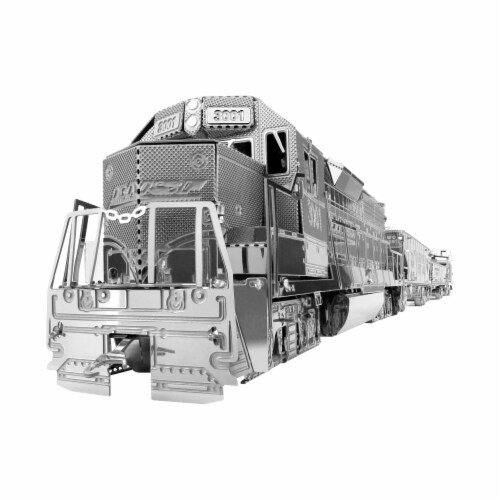 Fascinations Metal Earth Freight Train 3D Metal Model Kit Perspective: right