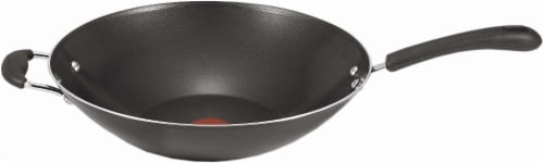 T-Fal Easy Care Nonstick Jumbo Wok – Gray Perspective: right
