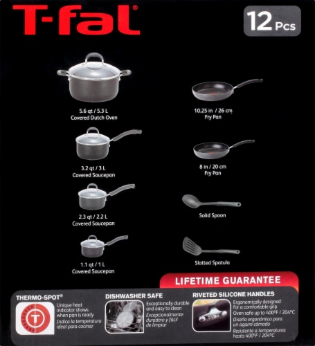 T-Fal Ultimate Hard Anodized Cookware Set - Black, 1 - Fry's Food Stores