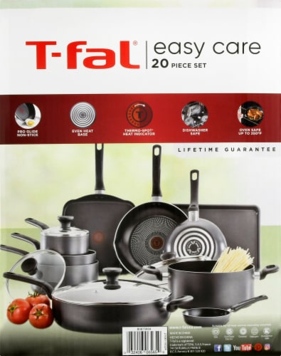 T-fal Easy Care Nonstick Cookware Set, 20 pc - Kroger