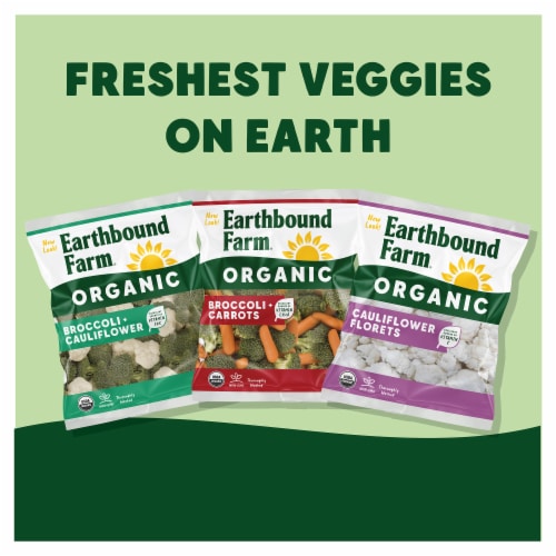 Earthbound Farm Organic Broccoli Florets Perspective: right